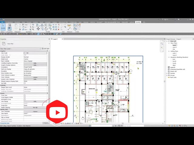 فیلم آموزشی: چگونه ترسیم CAD را در Revit مقیاس بندی کنیم با زیرنویس فارسی