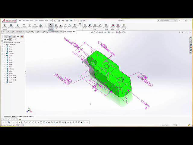 فیلم آموزشی: SOLIDWORKS MBD مقدمه با زیرنویس فارسی