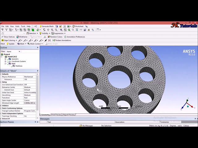 فیلم آموزشی: 8. Ansys Multizone Meshing برای مبتدیان با زیرنویس فارسی