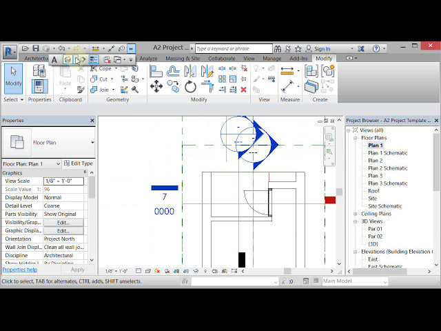 فیلم آموزشی: Plan 01 Curtain Walls Revit با زیرنویس فارسی