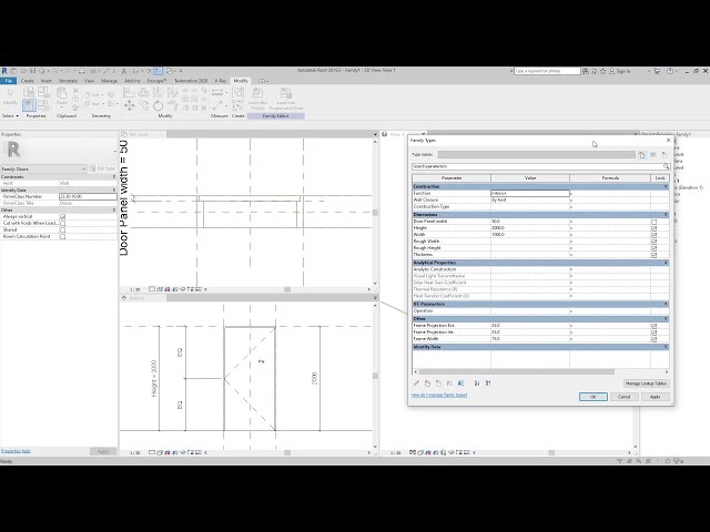 فیلم آموزشی: نحوه ایجاد خانواده Door در Revit: [آموزش های پیشرفته Revit 2021] با زیرنویس فارسی