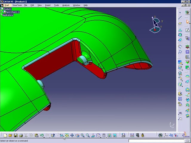 فیلم آموزشی: CATIA - CORE & CAVITY DESIGN 2 (CCV)