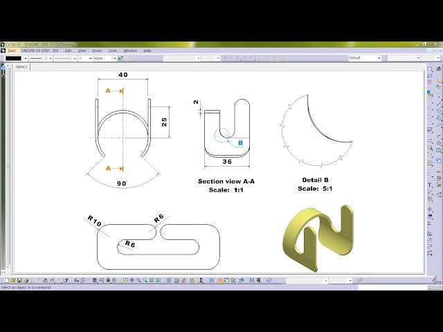 فیلم آموزشی: Catia V5 | طراحی ورق فلزی مولد - سطح فرم آزاد