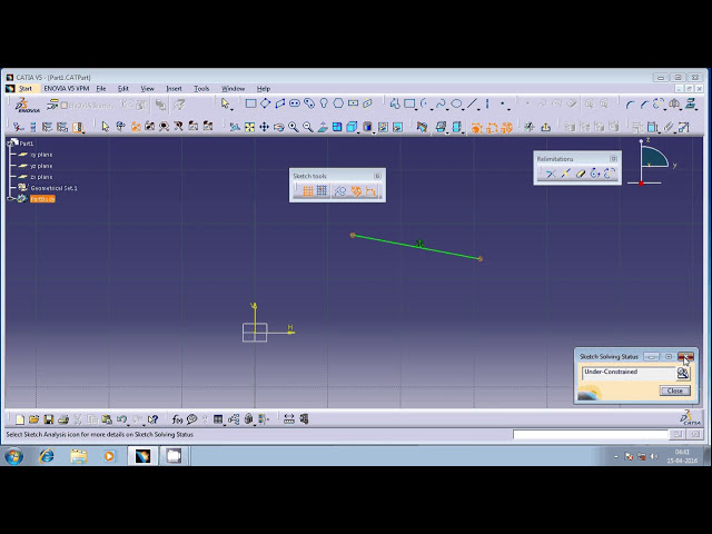 فیلم آموزشی: رفع محدودیت هندسی در CATIA SKECHER با زیرنویس فارسی