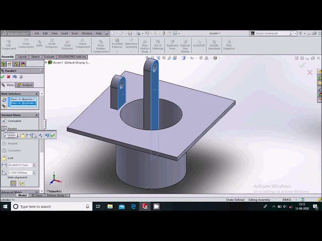 فیلم آموزشی: آموزش انیمیشن مکانیزم بال زدن Solidworks با زیرنویس فارسی