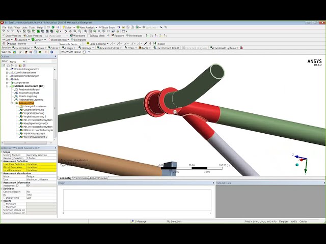 فیلم آموزشی: ارزیابی خستگی در ANSYS WB با FKM و FKM Weld با زیرنویس فارسی