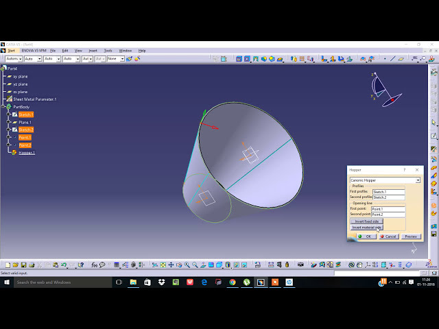 فیلم آموزشی: نحوه ایجاد یک هاپر Canonic در Catia V5