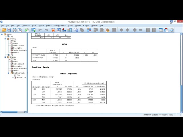 فیلم آموزشی: مقایسه 3 یا بیشتر گروه های مستقل و پارامتریک در آزمون های SPSS و پس از آن