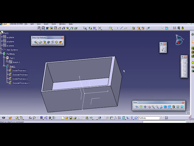 فیلم آموزشی: SHELL Command CATIA V5