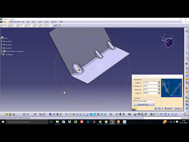 فیلم آموزشی: نحوه سفت کردن دنده در ورق catia V5