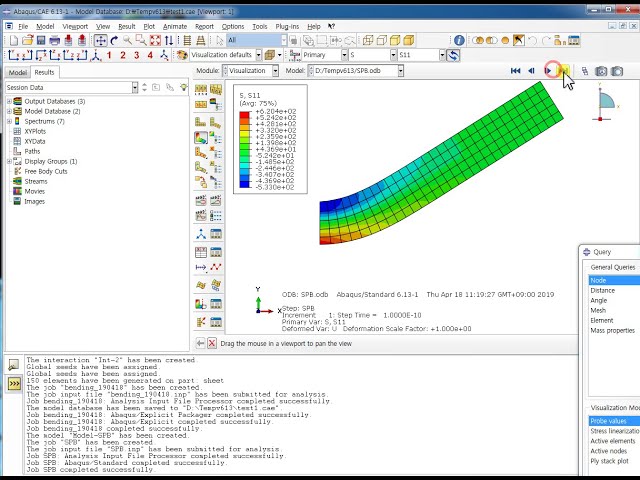 فیلم آموزشی: شبیه سازی صریح ABAQUS - شبیه سازی استاندارد (ضمنی) Springback