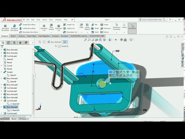 فیلم آموزشی: آموزش TRIPOD DESIGN II SOLIDWORKS با زیرنویس فارسی