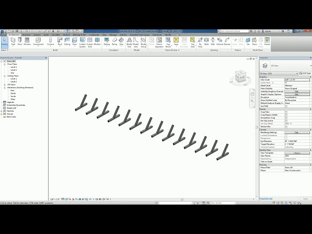 فیلم آموزشی: سری Revit Families - خط مدل عمومی سفارشی مبتنی بر آرایه - راهنمای چگونه با زیرنویس فارسی