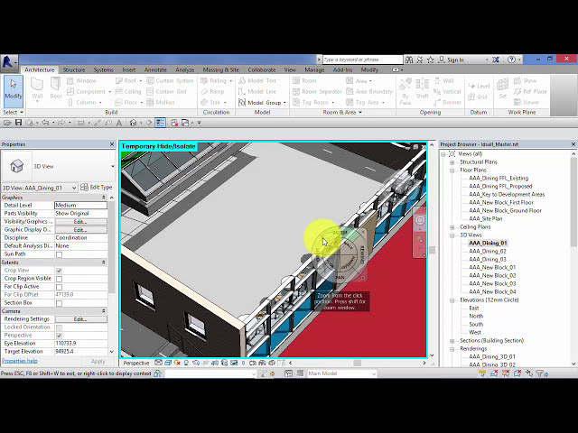 فیلم آموزشی: ماژول 7: واحد 7: Revit Architecture: Temporary Hide and Isolate با زیرنویس فارسی