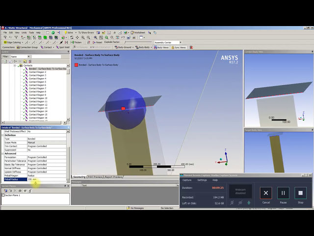 فیلم آموزشی: بدنه های ورق ANSYS 17 با استفاده از تماس پیوندی با زیرنویس فارسی