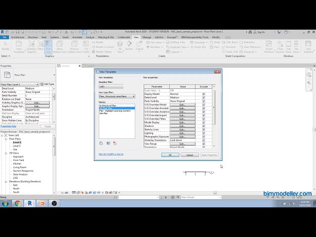 فیلم آموزشی: Revit Tutorial 14: نحوه کنترل View Visibility و Graphics در Revit