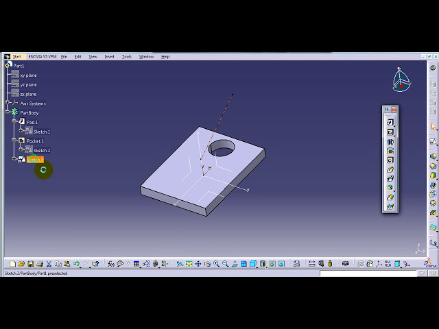 فیلم آموزشی: فرمان جیبی CATIA V5 با زیرنویس فارسی