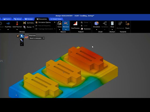 فیلم آموزشی: انتقال حرارت جامد سیال (CHT) - قسمت 2 - شروع به کار با Ansys Discovery با زیرنویس فارسی