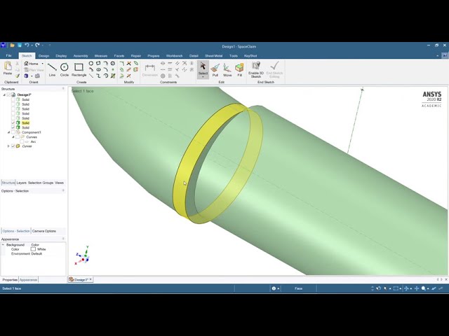 فیلم آموزشی: مدلسازی ستون RC در Ansys 2020 SpaceClaim با زیرنویس فارسی