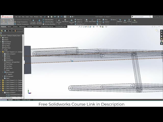 فیلم آموزشی: مکانیسم پله تاشو | آموزش Solidworks با زیرنویس فارسی