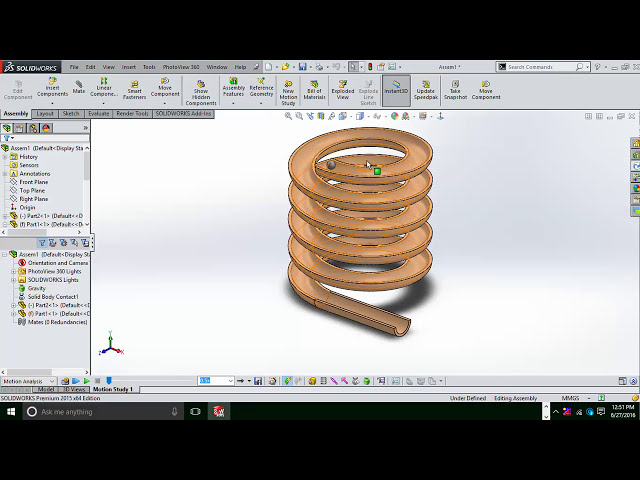 فیلم آموزشی: اسلاید توپ در SolidWorks Motion | بیایید طراحی کنیم با زیرنویس فارسی