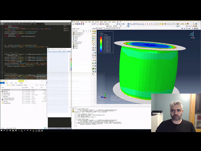 فیلم آموزشی: آموزش ABAQUS Scripting. خروجی خودکار نتایج از فایل‌های ODB (بخش 1/2) با زیرنویس فارسی