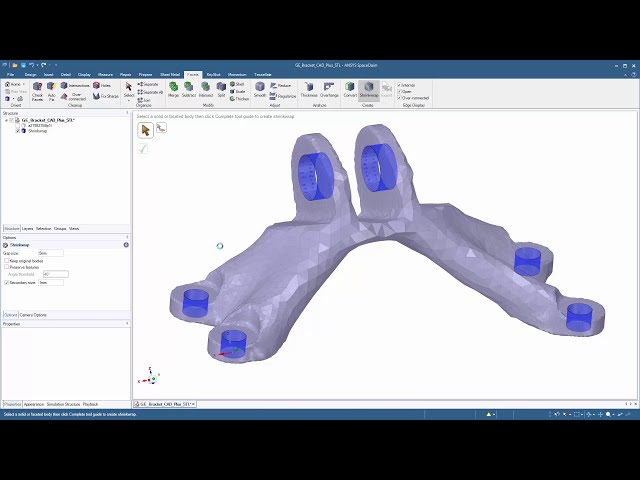 فیلم آموزشی: بهینه سازی توپولوژی و پاکسازی فایل STL با ANSYS SpaceClaim با زیرنویس فارسی