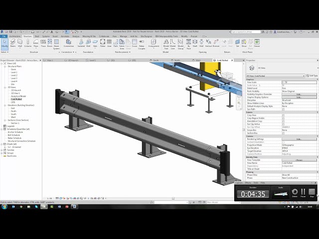 فیلم آموزشی: Revit 2019 چگونه یک سد آرمکو را با جزئیات بیشتر کنیم با زیرنویس فارسی