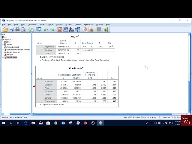 فیلم آموزشی: SPSS (15): تخمین رگرسیون خطی چندگانه (OLS). با زیرنویس فارسی