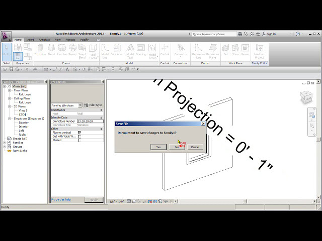 فیلم آموزشی: REVIT ARCH 2012 FIRST PROJECT 08 انواع پسوند فایل با زیرنویس فارسی