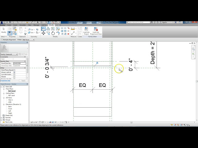 فیلم آموزشی: REVIT FAMILY CREATION - کابینت پایه آشپزخانه با زیرنویس فارسی