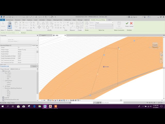 فیلم آموزشی: جزئیات عرشه پل منحنی در Revit با زیرنویس فارسی