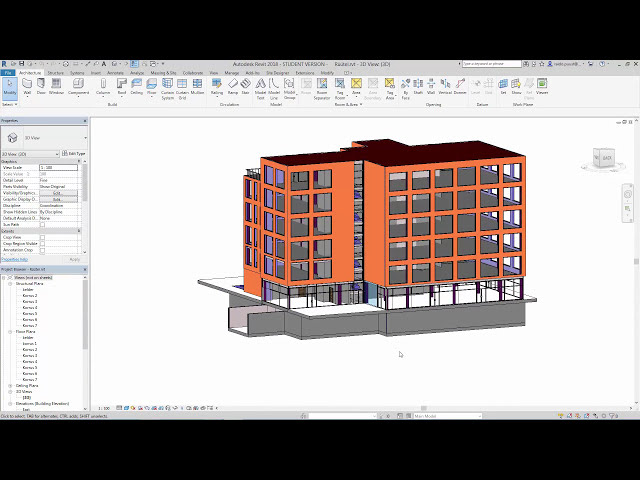 فیلم آموزشی: دوره BIM I @ دانشگاه فناوری تالین - Students Showreel 2017 (تکالیف Revit)