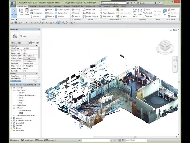 فیلم آموزشی: Revit 2017 Enhancement Point Cloud Visibility