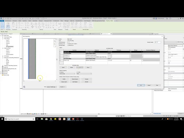 فیلم آموزشی: Revit - برای مشاهده دقیق بخش، دیوارها و کف ها را به هم متصل کنید با زیرنویس فارسی