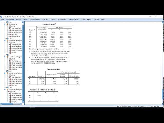 فیلم آموزشی: رگرسیون غیرخطی SPSS با زیرنویس فارسی