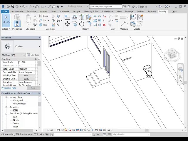 فیلم آموزشی: Revit Model in Place نسخه 2018 با زیرنویس فارسی