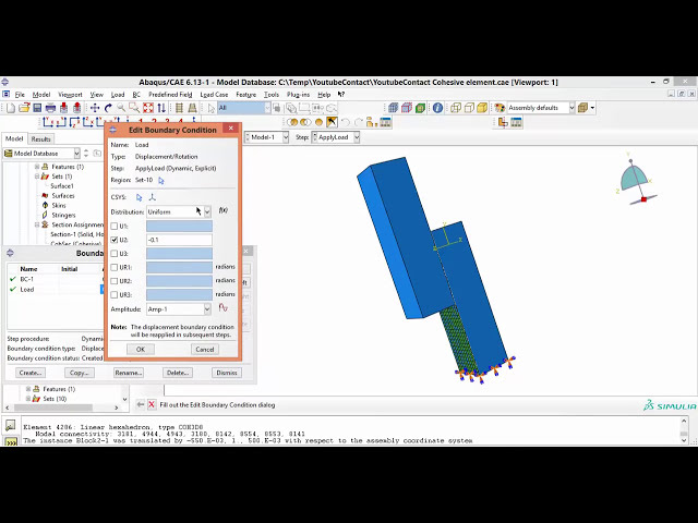 فیلم آموزشی: Abaqus - ایجاد و مدلسازی عناصر منسجم با زیرنویس فارسی