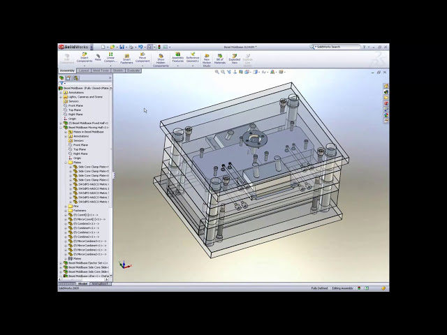 فیلم آموزشی: طراحی قالب و قالب SOLIDWORKS