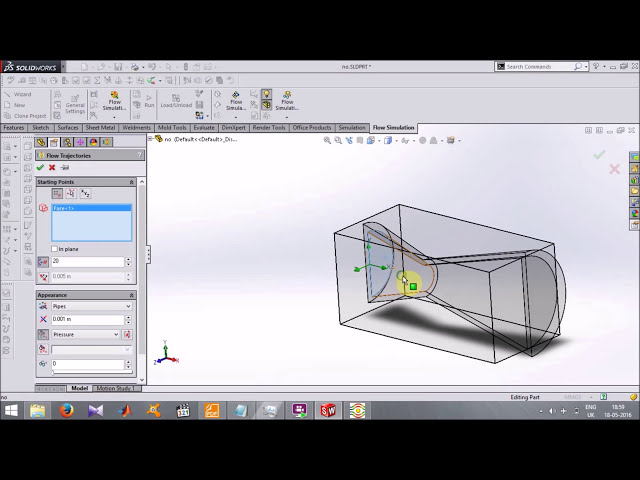 فیلم آموزشی: تجزیه و تحلیل سیال نازل با توضیح جزئیات برای مبتدیان در Solidworks