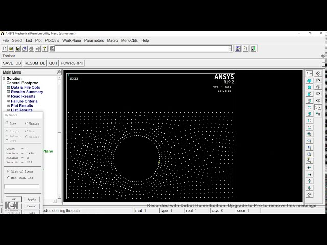 فیلم آموزشی: مشکل تنش صفحه با استفاده از ansys apdl #ANSYS #APDL