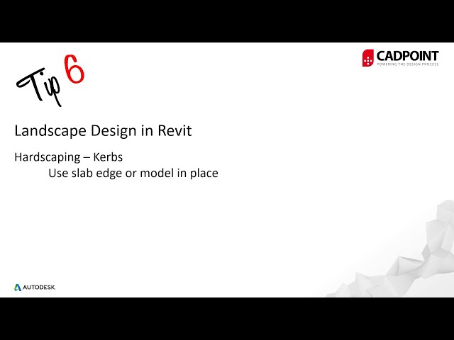 فیلم آموزشی: 10 نکته برتر برای طراحی منظره در Revit با زیرنویس فارسی