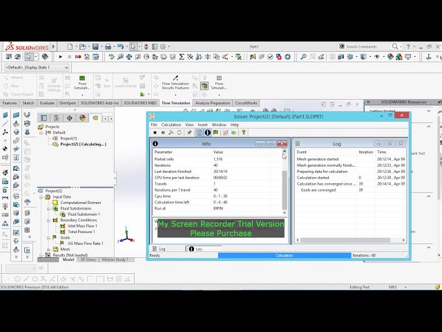 فیلم آموزشی: شبیه سازی جریان مجرای هوا در solidworks