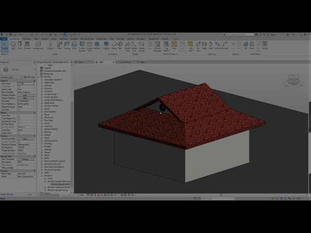 فیلم آموزشی: سقف شیروانی هلندی | در Revit با زیرنویس فارسی