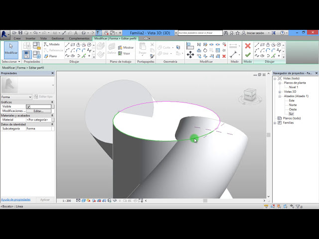 فیلم آموزشی: REVIT. هلیکوئیدی. با زیرنویس فارسی