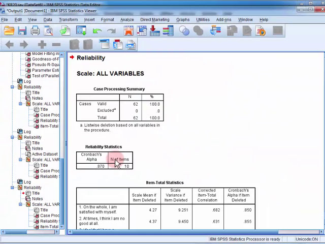 فیلم آموزشی: StatHand - محاسبه ضریب اطمینان KR20 در SPSS با زیرنویس فارسی