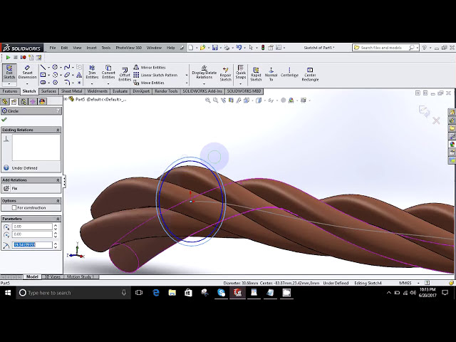 فیلم آموزشی: آموزش طراحی طناب/سیم در Solidworks