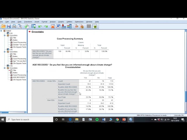 فیلم آموزشی: SPSS تست Chi-Square را برای ارتباط و نحوه کدگذاری مجدد داده ها اجرا می کند با زیرنویس فارسی