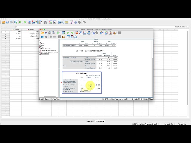 فیلم آموزشی: ریسک و ریسک نسبی در SPSS با زیرنویس فارسی