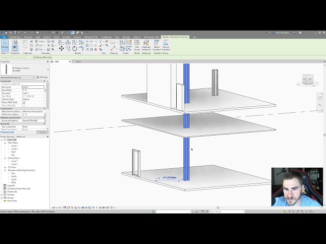 فیلم آموزشی: نحوه اتصال عناصر | Revit با زیرنویس فارسی